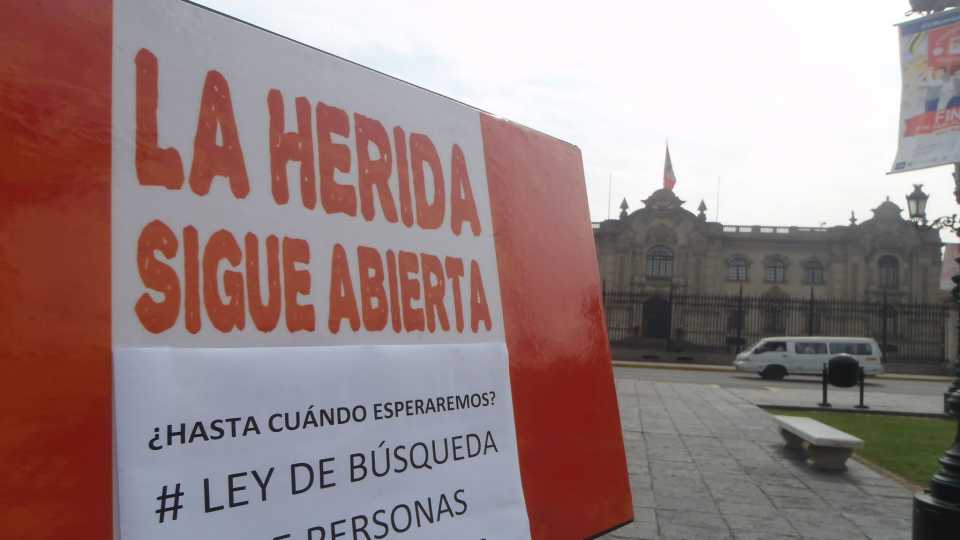 FAMILIARES: MINISTRO DE JUSTICIA ENVÍE PROYECTO DE LEY DE BÚSQUEDA