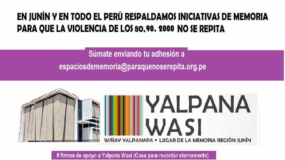 ¡APOYAMOS A YALPANA WASI!